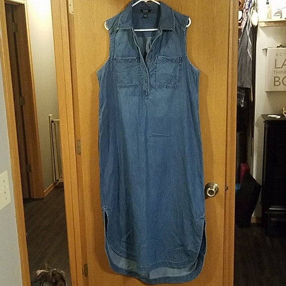 chaps denim dress